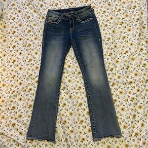Vigoss Heritage Bling Bootcut Blue Jeans Women's